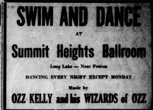 Summit Heights Resort Dance Hall - Historical Ad (newer photo)